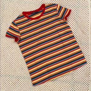Size small striped t-shirt never worn